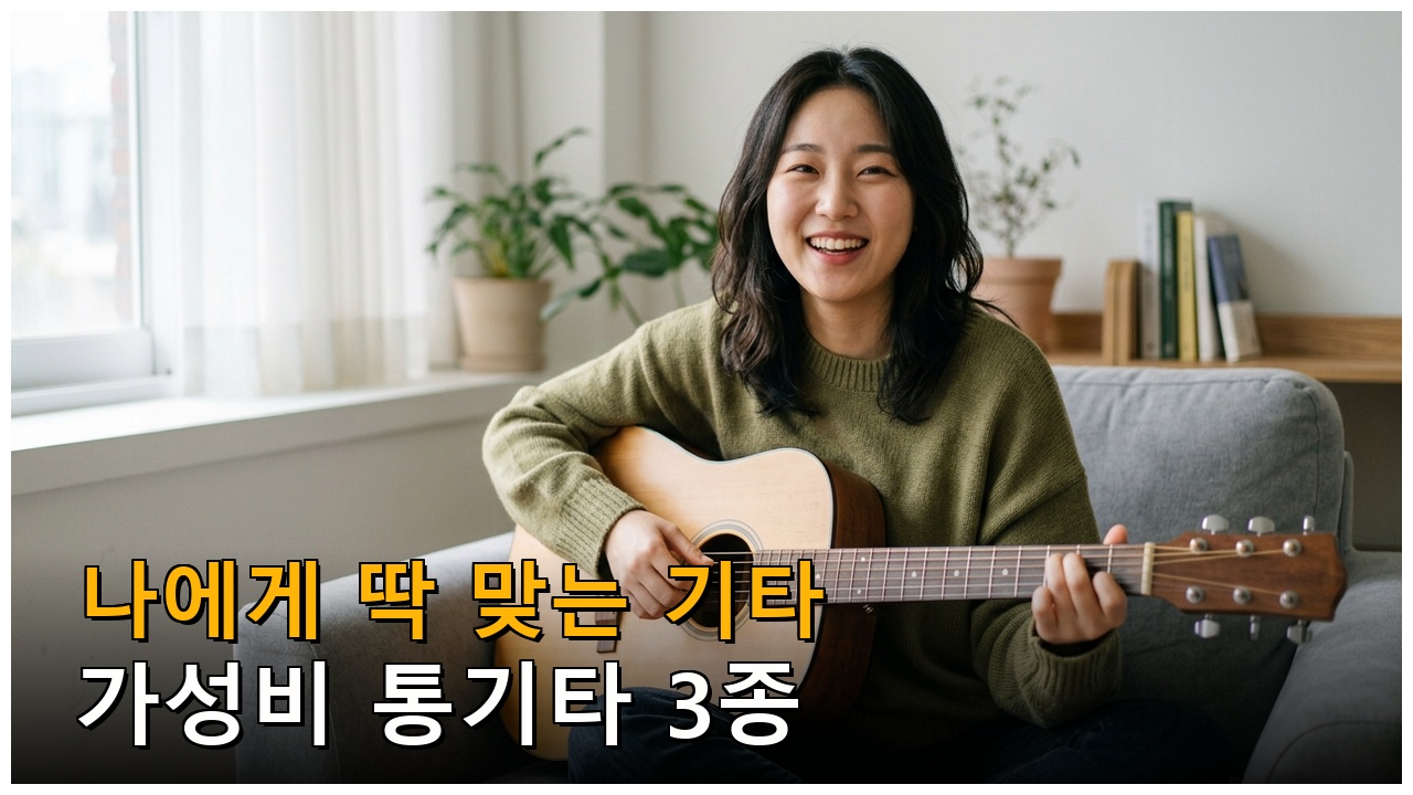 통기타 입문용 모델 비교 정리 및 선택 기준