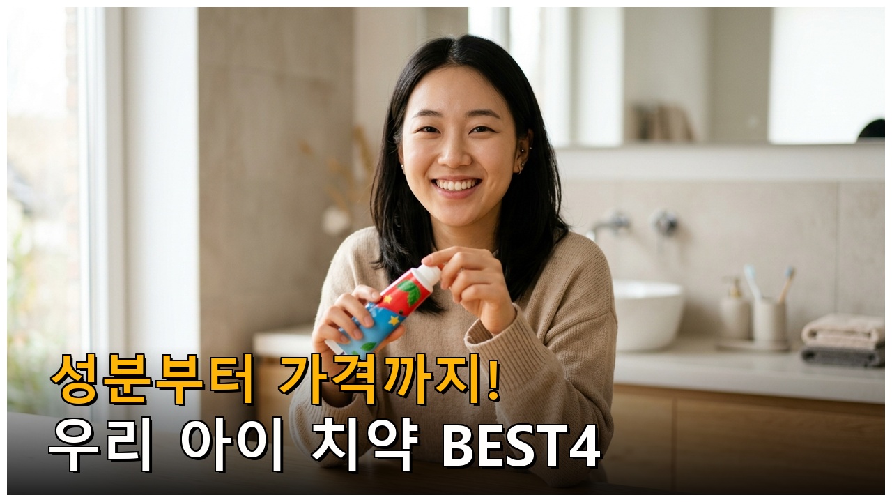 어린이 치약, 우리 아이에게 맞는 제품 찾기 비교