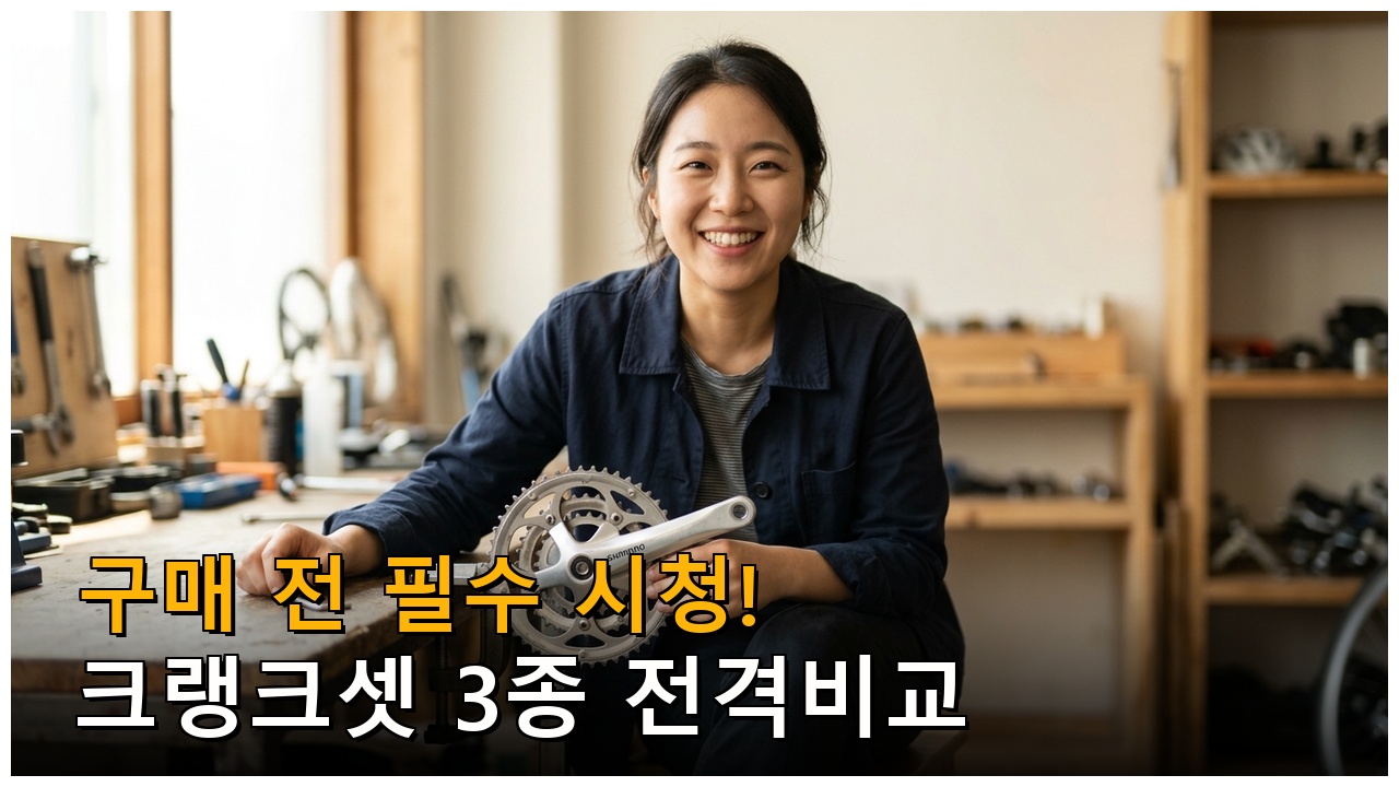 자전거 크랭크셋 교체 고민? 사용 목적별 추천 제품 비교 분석