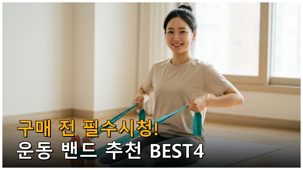 집에서 운동 밴드 고르기, 내게 맞는 제품은?