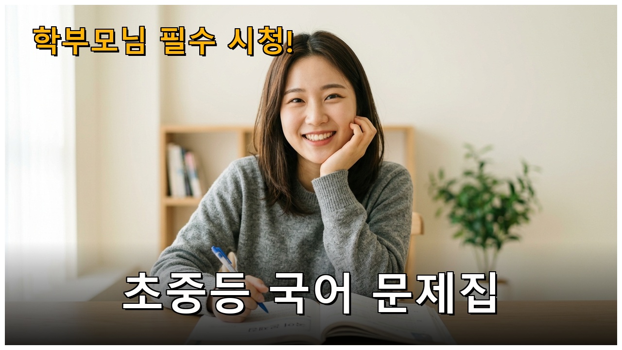 내 아이 첫 국어 문제집, 뭘 골라야 할지 막막할 때