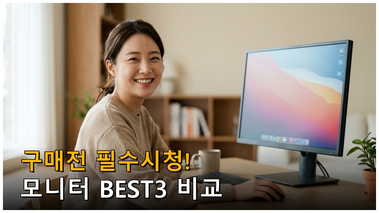 모니터 구매, 어떤 기준으로 골라야 후회 없을까?